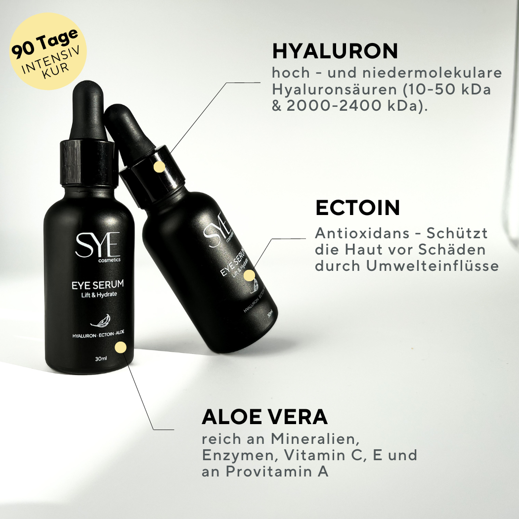 Augenserum für Anti-Aging-Pflege mit Hyaluron
