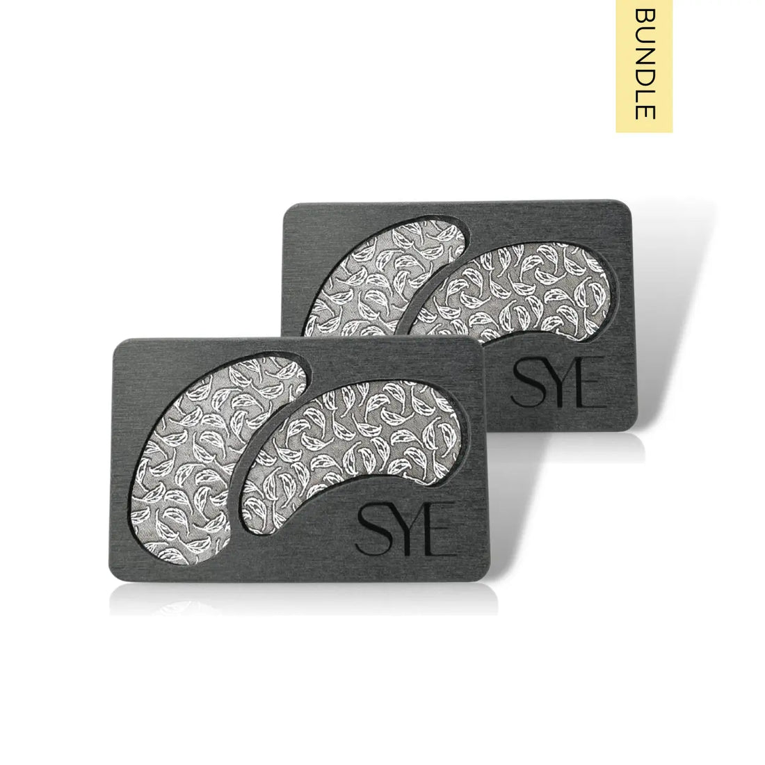 Augenpads aus Silber zum wiederverwenden