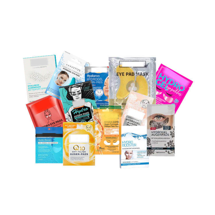 Wiederverwendbare Augenpads im Vergleich zu normalen Augenpads