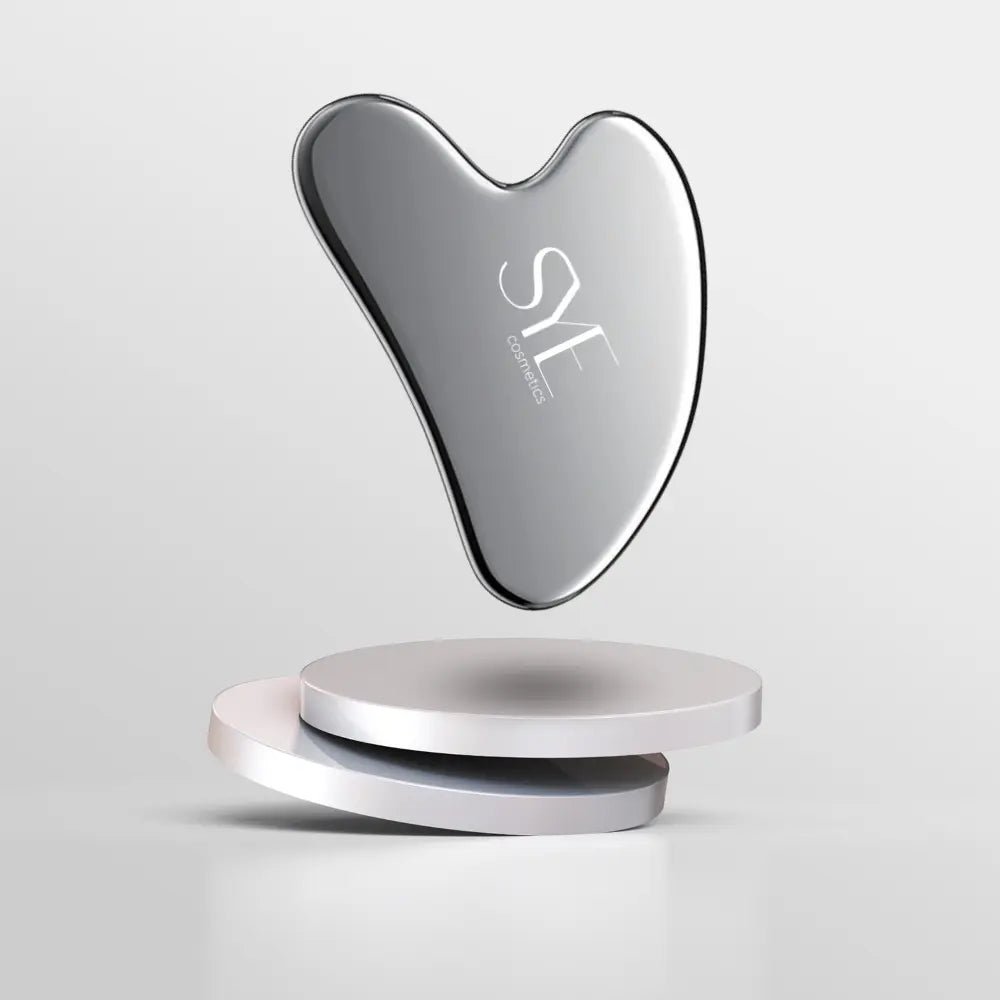 Guasha Stein aus Edelstahl