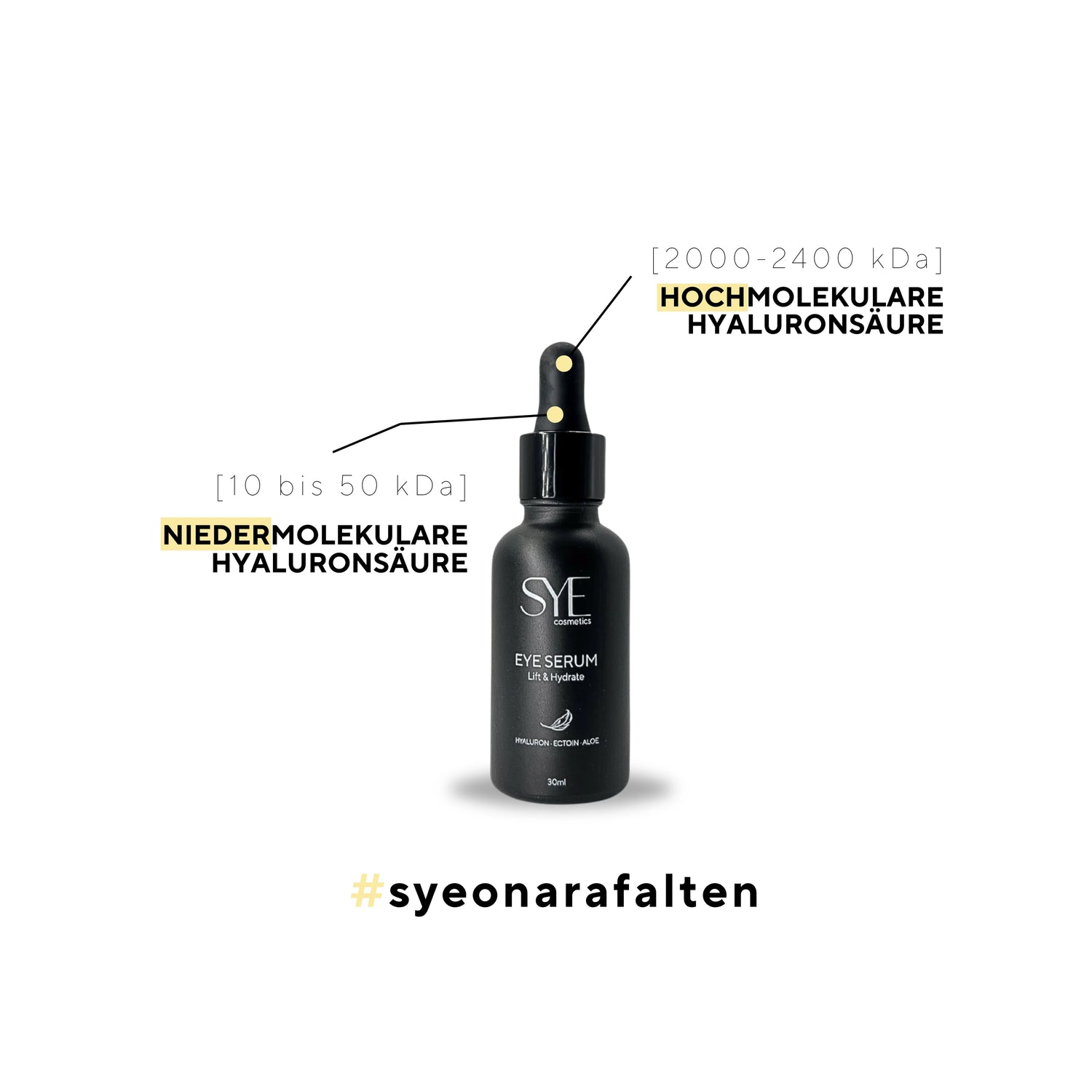 Hyaluron Serum für Augenpads