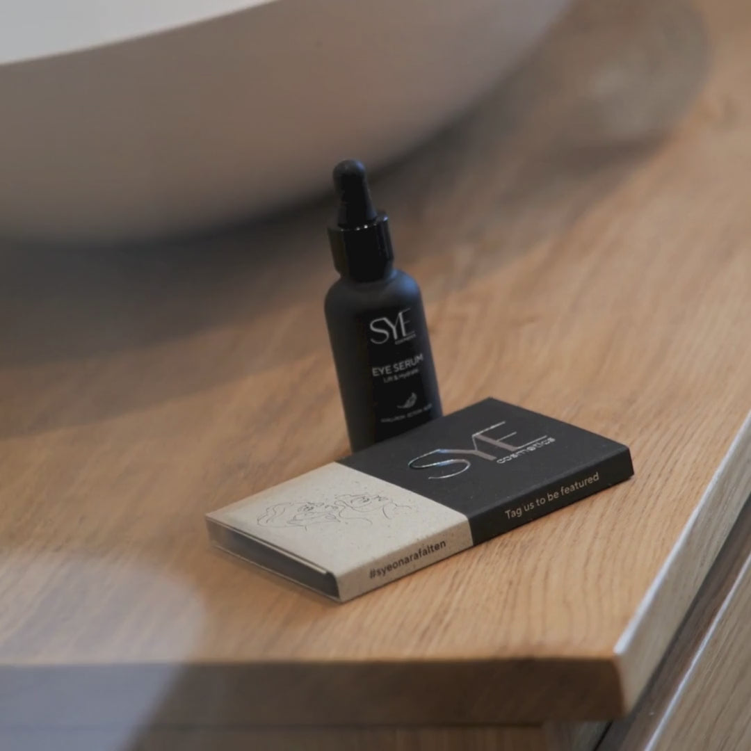 Produktvideo der wiederverwendbaren Augenpads von SYE Cosmetics